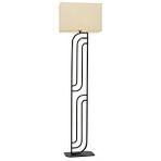 Avonni Lm-9122-1bsy Siyah Boya Lambader E27 Metal Kumaş 32x22 Cm Kaplama
