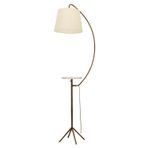Avonni LM-9126-1E Eskitme Kaplama Lambader E27 Metal Kumaş H: 180 cm, Ø: 60 cm
