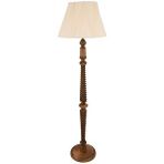 Avonni Lm-9143-1e Ceviz Boya Lambader E27 Ahşap Kumaş 45 Cm