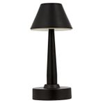 Avonni ML-64006-BSY Siyah Boya Masa Lambası LED Metal Pleksi H: 25 cm, Ø: 11 cm