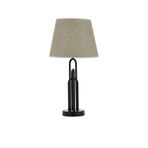 Avonni ML-9134-1BSY Siyah Boya Masa Lambası E27 Metal H: 65 cm, Ø: 33 cm