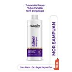 AVOXCIN Silver Shampoo - Gri Beyaz Sarı Platin Saçlara Özel Mor Şampuan 750 ml