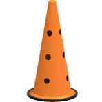 Avropai Antrenman Hunisi Idman Hunisi Parkur Hunisi Spor Hunisi Eğitim Hunisi Delikli Huni 42 cm - Turuncu