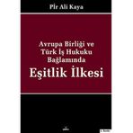 Avrupa Birliği ve Türk İş Hukuku Bağlamında Eşitlik İlkesi / Dora Basım Yayın / 9786054118120