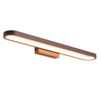 Avrupa Tarzı LED Ayna Ön Işık, Kahve Rengi, Modern Yaratıcı Tasarım, Su Geçirmez Sissiz Makyaj Lambası, Enerji Tasarruflu İskandinav Banyo Tuvalet Lambası (60 cm)