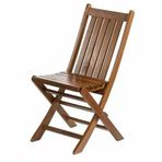 Avşa Katlanır Ahşap Bahçe Balkon Sandalyesi Kolçaksız (Acropol Chair)