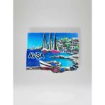 AVŞA Temalı Polyester Magnet Buzdolabı Süsü