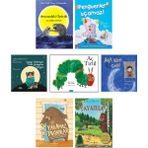 Avucundaki Öpücük + Penguenler Uçamaz + Uykuya Dalamayan Minik Yediuyurun Hikayesi + Aç Tırtıl (Eric Carle) + Ay'ı Kim Çaldı? + Şu Yaramaz Tavşanlar + Yayzula - 7'li Çocuk Masal Hikaye Öykü Kitapları