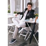 Avva A22Y1274 Erkek Bej Bisiklet Yaka Soft Touch Sweatshirt