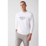 Avva A32Y1371 Beyaz Erkek Sweatshirt