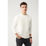Avva A32Y1373 Beyaz Erkek Sweatshirt