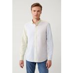 Avva A41Y2068 Açık Mavi Regular Fit Erkek Gömlek