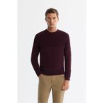 Avva A42Y5190 Bordo Erkek Triko