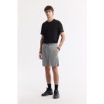 Avva A51Y3602 Regular Fit Gri Beli Lastikli Bağcıklı Soft Touch Örme Erkek Şort