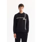 Avva A52Y1284 Siyah Regular Fit Erkek Sweatshirt