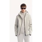 Avva A52Y6036 Erkek Gri Kapüşonlu Su İtici Rüzgar Geçirmez Hafif Mevsimlik Comfort Fit Mont