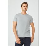 Avva E001000 Gri Erkek T-shirt