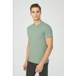 Avva E001000 Haki Erkek T-shirt