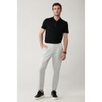 Avva Erkek Açık Gri Pamuk Karışımlı Klasik Bel Relaxed Fit Pantolon A41Y3037 - XL