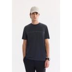 AVVA Erkek Antrasit Bisiklet Yaka Baskılı Soft Touch Regular Fit T-Shirt A61Y1060 - M