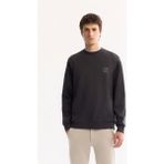 Avva Erkek Antrasit Bisiklet Yaka Pamuklu Bi-Stretch Basic Regular Fit Sweatshirt A52Y1328 - XS
