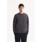 Avva Erkek Antrasit Bisiklet Yaka Pamuklu Bi-Stretch Regular Fit Sweatshirt A52Y1271
