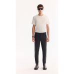 Avva Erkek Antrasit Viskon Karışımlı Kolay Ütülenen Çizgili Slim Fit Pantolon A52Y3006 - 36