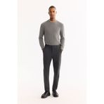 Avva Erkek Antrasit Yanı Lastikli Viskon Karışımlı Slim Fit Chino Pantolon A52Y3053