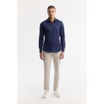 Avva Erkek Bej Klasik Bel Pamuklu Slim Fit Chino Pantolon A51Y3078 - 34