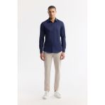 Avva Erkek Bej Klasik Bel Pamuklu Slim Fit Chino Pantolon A51Y3078 - 36