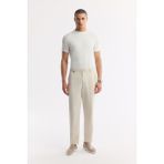 Avva Erkek Bej Yandan Cepli Beli Lastikli Soft Touch Comfort Slim Fit Pantolon A51Y3217 - 34