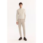 Avva Erkek Bej Yanı Lastikli Hızlı Kuruyan Kırışmayan Slim Fit Pantolon A52Y3077