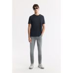 Avva Erkek Berlin Slim Fit Gri Eskitme Yıkamalı Pamuklu Elastan Jean Pantolon A51Y3517