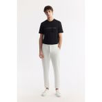 Avva Erkek Beyaz Beli Lastikli Bi-Stretch Chino Slim Fit Pantolon B003033 - 34