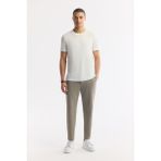 Avva Erkek Beyaz Bisiklet Yaka Bi-Stretch Soft Touch Basic Regular Fit T-Shirt B001031 - M
