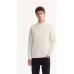 Avva Erkek Beyaz Bisiklet Yaka Pamuklu Şardonlu Baskılı Regular Fit Sweatshirt A52Y1327 - 2XL