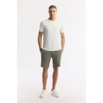 Avva Erkek Beyaz Bisiklet Yaka Soft Touch Basic Regular Fit T-Shirt B001171 - XS