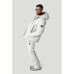 AVVA Erkek Beyaz Su İtici Rüzgar Geçirmez Beli Ayarlanabilir Comfort Fit Kayak Pantolonu A42Y3125 -