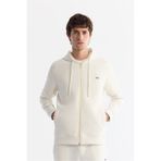 Avva Erkek Ekru Regular Fit Kapüşonlu Pamuklu Fermuarlı Elastan Sweatshirt A42Y1264
