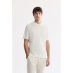 Avva Erkek Ekru Regular Fit Polo Yaka Basic Rayon Triko T-shirt A51Y5035 - 2XL