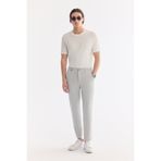 Avva Erkek Gri Beli Lastikli Viskon Karışımlı Elastan Slim Fit Pantolon A61Y3212