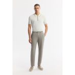 Avva Erkek Gri Comfort Slim Fit Yan Cepli Bi Stretch Beli Lastikli Pantolon A51y3211