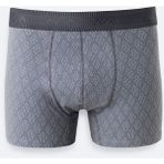 AVVA Erkek Gri Desenli Tekli Regular Fit Boxer A61Y9505