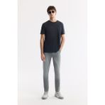 Avva Erkek Gri Eskitme Yıkamalı Pamuklu Elastan Berlin Slim Fit Jean Pantolon A51Y3517 - 31