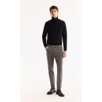 Avva Erkek Gri Klasik Bel Pamuklu Eskitme Yıkamalı Madrid Comfort Slim Fit Jean Pantolon A52Y3516 - 34