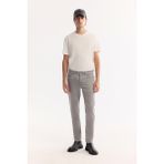 Avva Erkek Gri Klasik Bel Parça Boya Pamuklu Yıkamalı Berlin Slim Fit Jean Pantolon A52Y3509 - 33