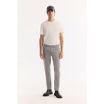 Avva Erkek Gri Klasik Bel Parça Boya Pamuklu Yıkamalı Berlin Slim Fit Jean Pantolon A52Y3509 - 34