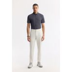 Avva Erkek Kırık Beyaz Beli Lastikli Bi-Stretch Teknik Kumaş Slim Fit Pantolon A51Y3077 - 36