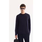 Avva Erkek Lacivert Bisiklet Yaka Viskon Karışımlı Bi-Stretch Basic Regular Fit Sweatshirt B001081 - XL