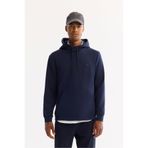 Avva Erkek Lacivert Kapüşonlu Pamuklu Bi-Stretch Regular Fit Sweatshirt A52Y1201